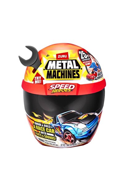 Metal machines Set masina si accesorii Metal Machines Speed Hero Helmet