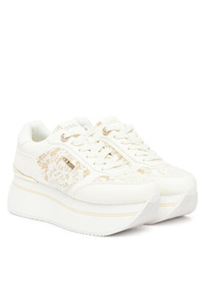 Guess Teniși pentru femei albi FLTCM8ELE12