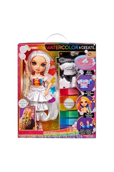 Rainbow High - Păpușă creată în acuarelă, ochi căprui