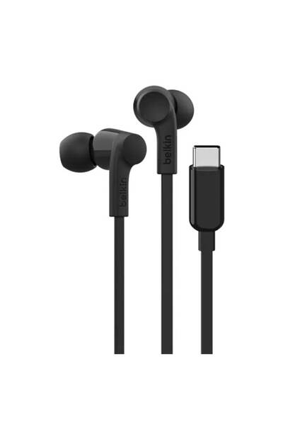 Belkin Gaming Headset, Black, Built-in Microphone, Durable Tangle-Free Cable