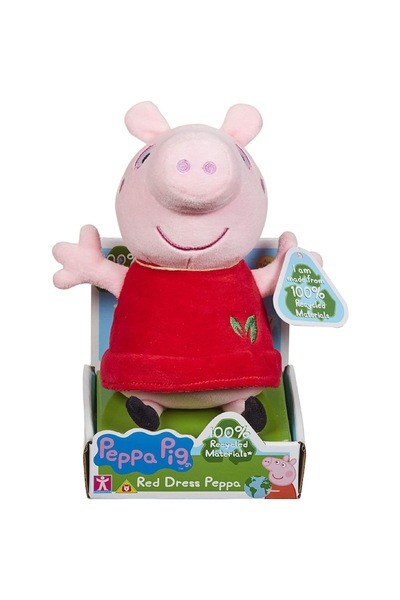 Peppa Pig Plush Toy Peppa Pig - Peppa in Red Dress