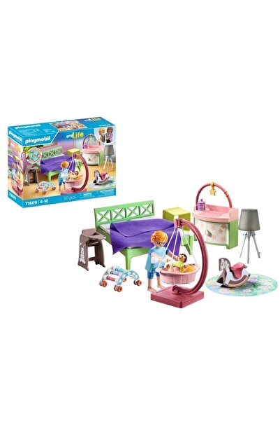 Playmobil Set de joacă - Dormitor cu colț de joacă pentru bebeluși