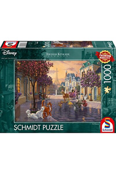 Schmidt Puzzle - Thomas Kinkade: Disney - The Aristocats, 1000 pieces