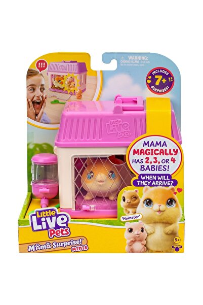LITTLE LIVE PETS Set de joacă interactiv Little Live Pets - Mama Surprise Hamsters, Seria 2
