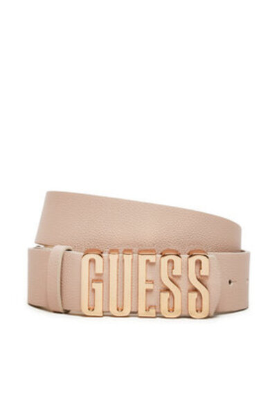 Guess Curea de damă ecru BW9113P4235