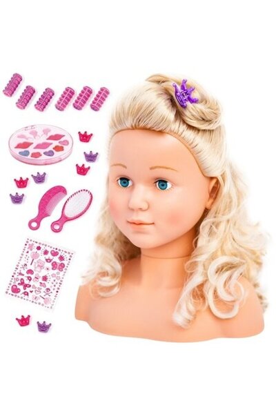 Bayer Set papusa super model si cosmetice, Bayer, 27 cm