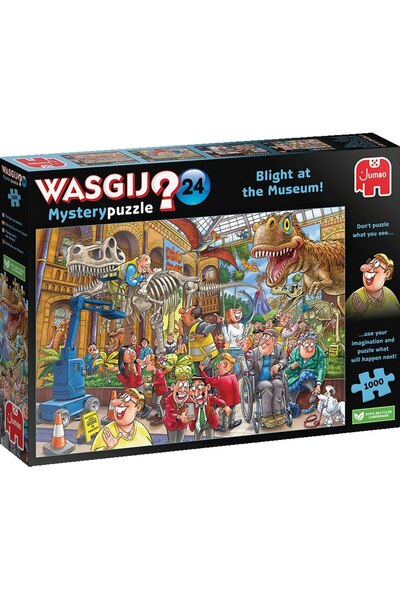 Jumbo Παζλ WASGIJ Μυστήριο 24, Jumbo, 1000 κομμάτια, 68x49εκ., πολύχρωμο