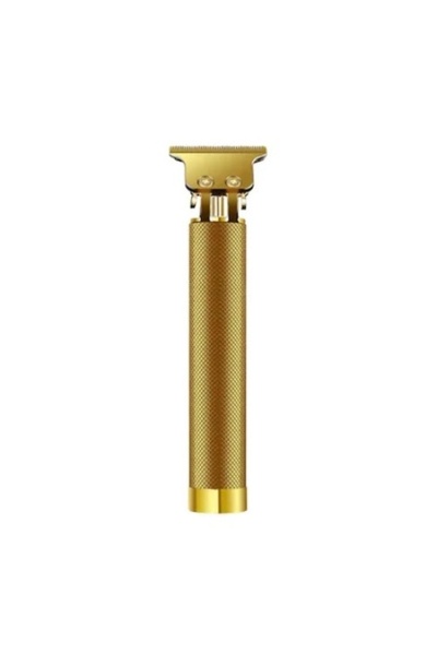 FOXMAG24 Carbon Steel Hair Trimmer/Contour, T-Blade, Rechargeable, Quick Charge, Low Noise, Gold