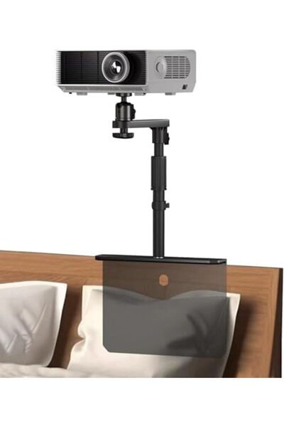 Generic CENXI Plug in Bed Sofa Projector Stand, Height Adjustable Mount Base, 360° Rotation, Universal Beds