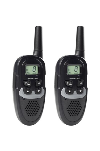 Topcom RC-6410 Walkie Talkie, PMR, 8 Channels, Two Units, Black