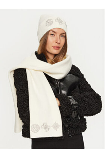 Guess Pălărie albă pentru femei AW5177POL01