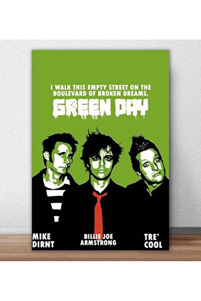 Emoda home Trove ملصق جداري مؤطر لفرقة الروك غرين داي، مقاس 20×30 سم - ديكور ...