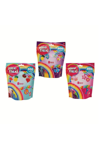 AS COMPANY Elastice AS Plexi-Flexi, 800 Razboaie, 8 Charms, Multicolor