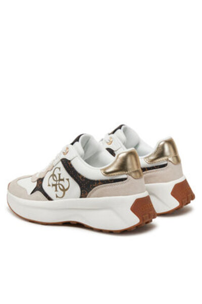 Guess Teniși de damă albi FLPLUCPEL12, colorați