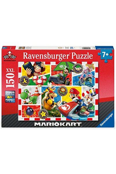 RAVENSBURGER Puzzle XXL - Super Mario si kart, 150 piese