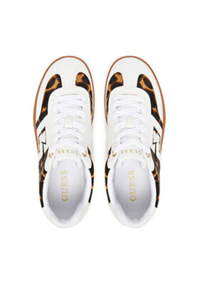Guess Women's Sneakers White, Brown FLTNC2PEL12
