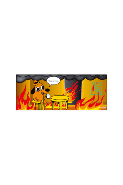 Supe Mousepad This Is Fine