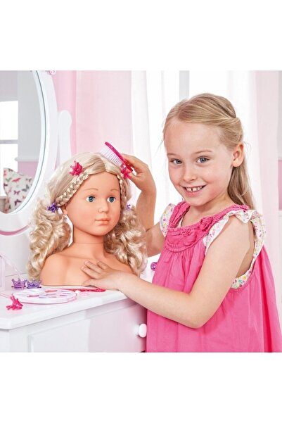 Bayer Set papusa super model si cosmetice, Bayer, 27 cm