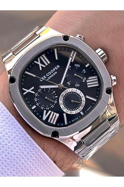 Lee Cooper Steel Cord Internal Functions Active 5 Atm 2 Years Warranty Men's Wrist Watch Elc.8146.350