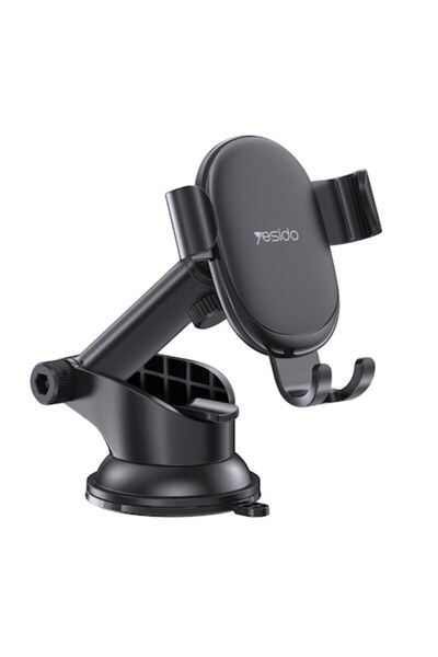 Yesido Suport auto pentru telefon, Gravity Grip, montare pe bordul masinii sa...