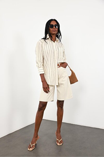 5in1Canpolat بيرمودا من الدنيم الناعم