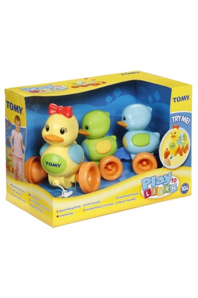 Tomy Jucărie de tras - Rățuște jucăușe