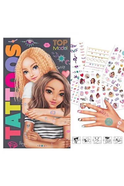 Top Model Temporary Tattoos, Top Model, Multicolor Set, 145x240x4cm, +3 Years