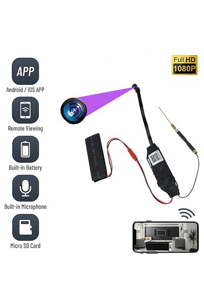 OEM Hidden Camera Module MOD-05, WIFI, 5MP Full HD, Audio-Video, Motion Detection, Card Slot
