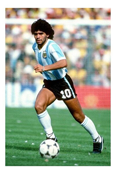 Emoda home Trove ملصق أسطورة كرة القدم دييغو مارادونا (30 × 40 سم) - لوحة فني...