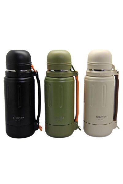 Shotay Durable Steel Thermos Flask 1500ml Cream