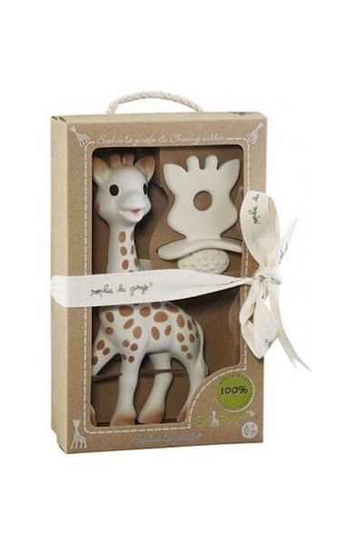 Vulli Set So Pure, Girafa Sophie and Teething Figurine