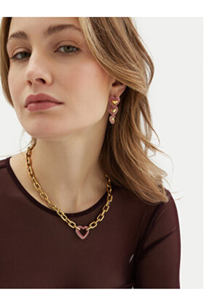 Guess Cercei de damă roz, auriu JUBE05002JW