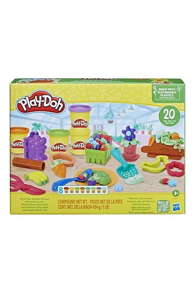 Hasbro Set instrumente de gradinarit pentru copii, Play-Doh, Plastic, Multicolor