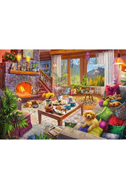RAVENSBURGER Puzzle - Comfortable Cabin, 1000 Pieces