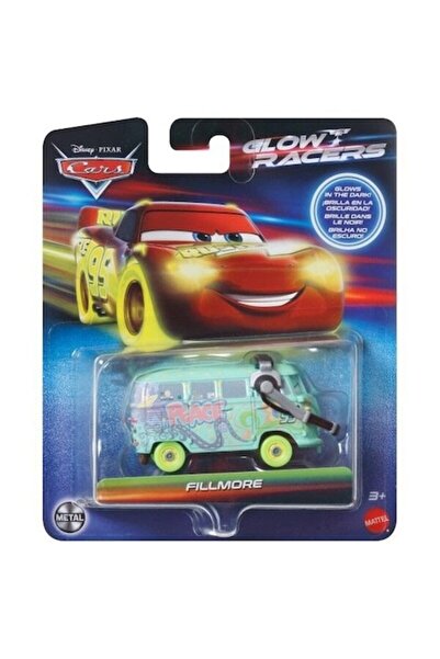 mattel Disney Cars Glow Racers Vehiculul Fillmore (HPG80)