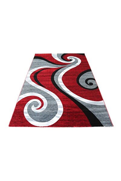 AGORA TEXTİL Covor Gold COLLECTION 100x200 cm - Rosu/Gri