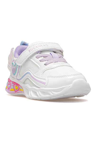 BUCKHEAD Berry Girl's Light Light Sneaker Sports Shoes 25K Buck3046 White