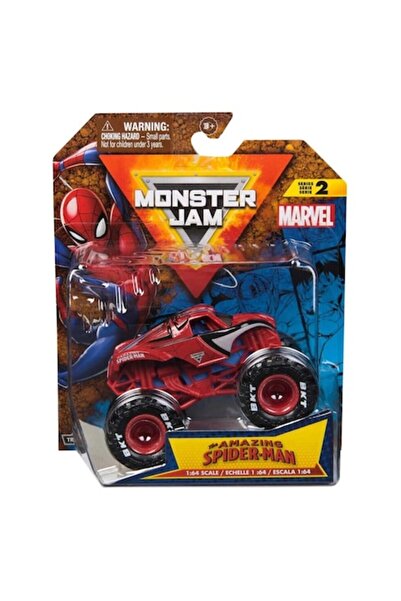Monster Jam 1:64 Marvel Μονή Συσκευασία Σπάιντερ Μαν (6071945)