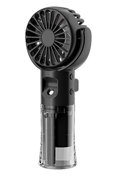 Techmaster Taşınabililir Su Hazneli Mini Usb Şarjlı 3 Kademeli Askılı El Vantilatör Fan Soğutucu F4