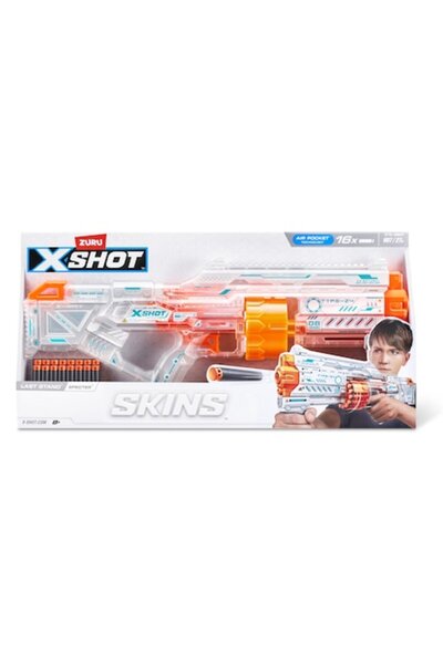X-Shot Blaster Skins Last Stand, Specter, 16 projectiles, range 27m, White