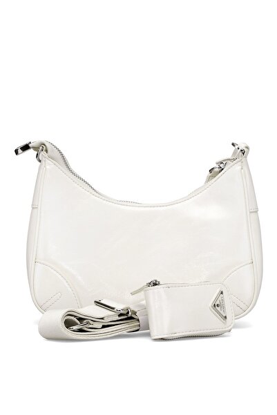 Levidor 930420 Geantă de umăr pentru femei, albă