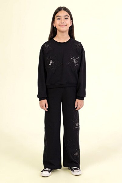 HAUSEkids 9-14 Years Old Mussness Magic Premium Girl's Suit-Black