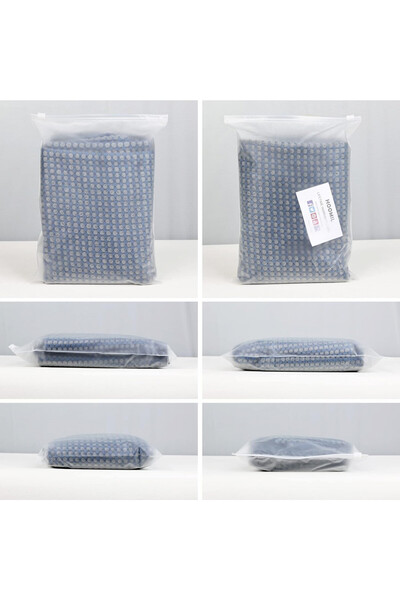 Hoomil Set of 2 pillowcases, velour, grey, 45 x 45 cm