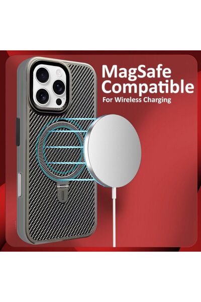 GENERAL iPhone 14 Carbon Magnetic Cover - Magsafe Compatible
