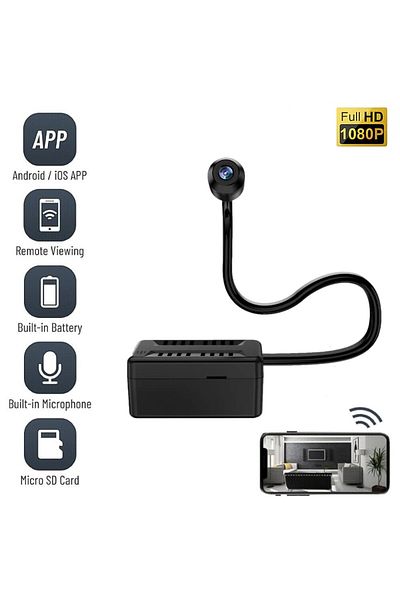 OEM Mini 4G Surveillance Camera, X7A, 1080P, 120° Wide Angle, SIM Slot, GSM Network, Motion Detection