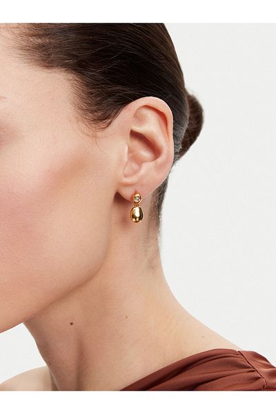 Guess Women's Gold Earrings JUBE05187JW