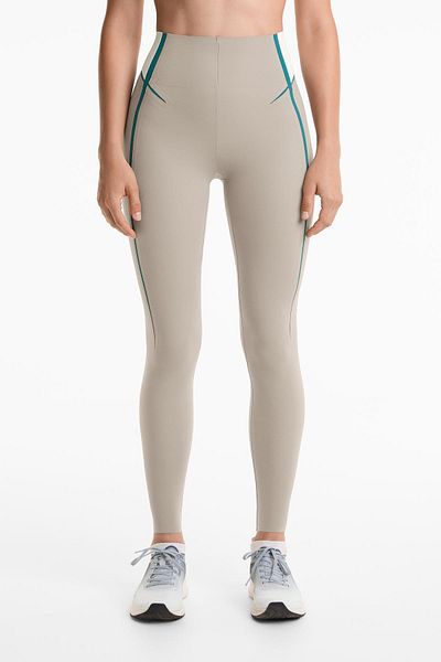 Oysho Compressive core control lines high rise 65cm ankle-length leggings