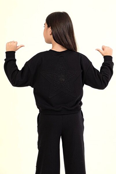 HAUSEkids 9-14 Years Old Mussness Magic Premium Girl's Suit-Black