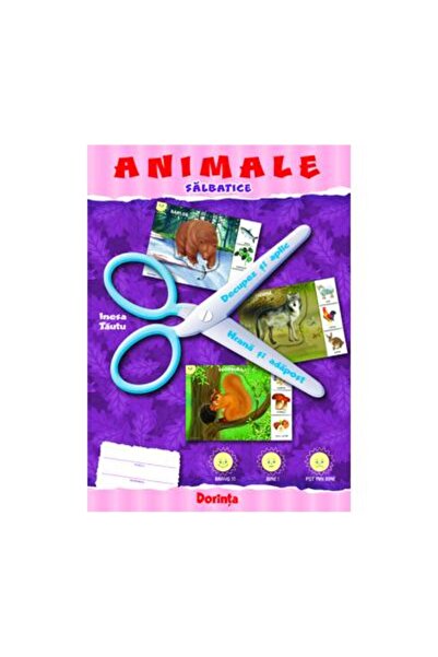 Editura Dorinta Mapa Animale salbatice, Inesa Tautu