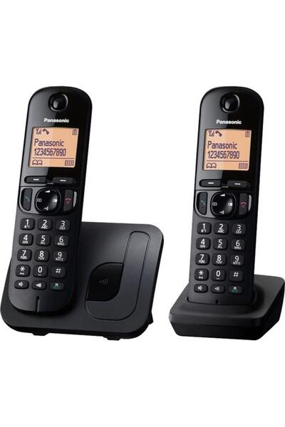 PANASONIC Telefon Fix Twin KX-TGC212FXB (Negru)